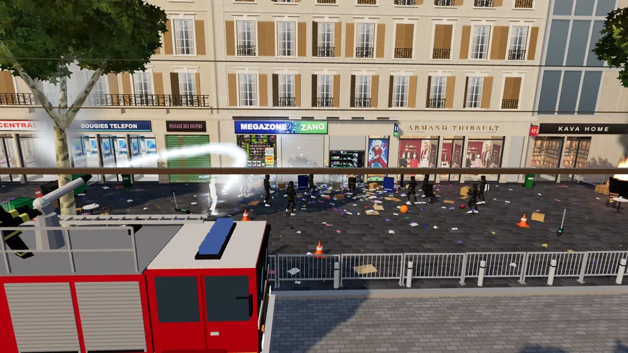 LES POMPIERS !