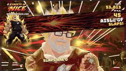 A gold move, AISLE OF SLAPS!: the beam down the avenue.