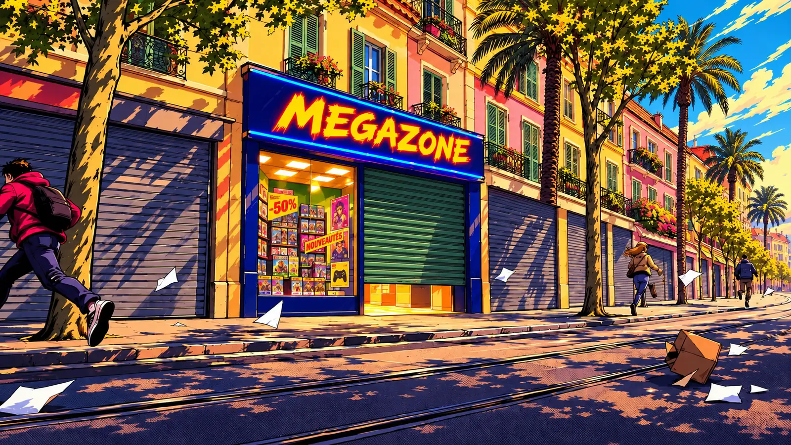 L'avenue, juste avant.